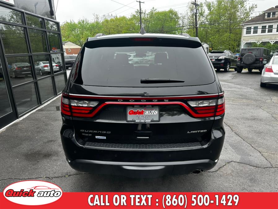 2014 Dodge Durango AWD 4dr Limited, available for sale in Bristol, Connecticut | Quick Auto LLC. Bristol, Connecticut 2014 Dodge Durango AWD 4dr Limited, available for sale in Bristol, Connecticut | Quick Auto LLC. Bristol, Connecticut