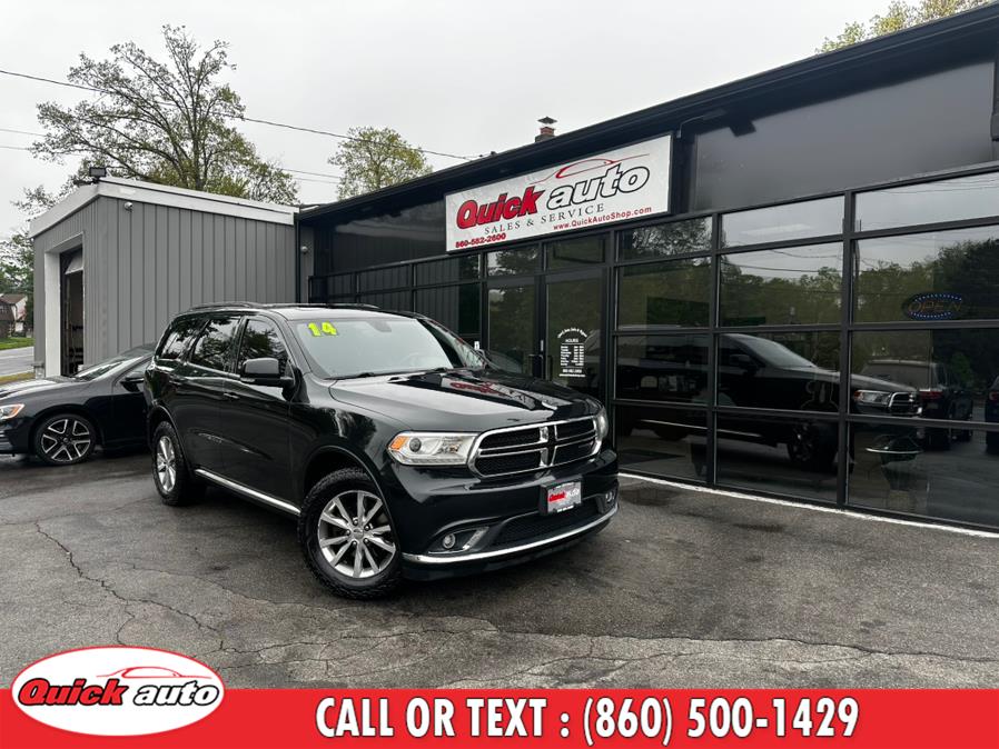 2014 Dodge Durango AWD 4dr Limited, available for sale in Bristol, Connecticut | Quick Auto LLC. Bristol, Connecticut 2014 Dodge Durango AWD 4dr Limited, available for sale in Bristol, Connecticut | Quick Auto LLC. Bristol, Connecticut