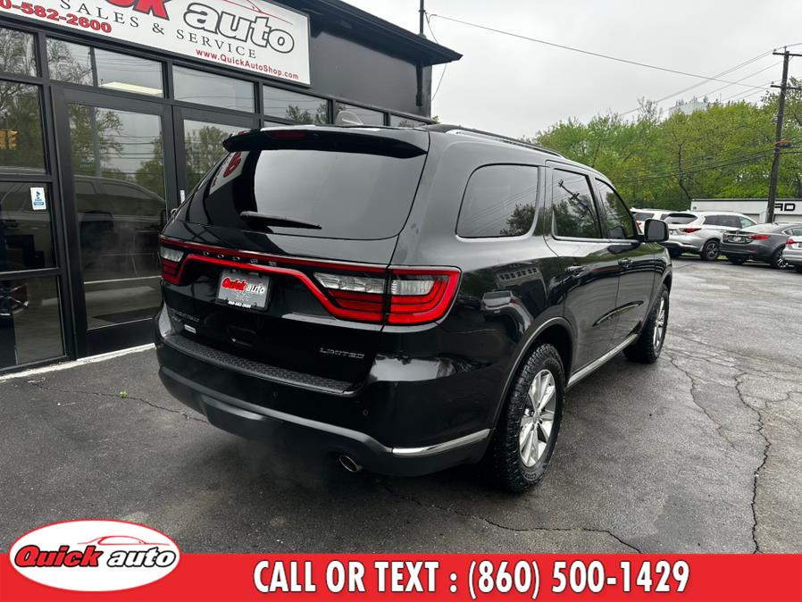 2014 Dodge Durango AWD 4dr Limited, available for sale in Bristol, Connecticut | Quick Auto LLC. Bristol, Connecticut 2014 Dodge Durango AWD 4dr Limited, available for sale in Bristol, Connecticut | Quick Auto LLC. Bristol, Connecticut