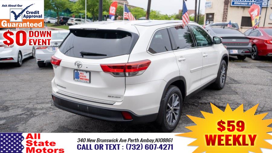 2019 Toyota Highlander XLE V6 AWD (Natl), available for sale in Perth Amboy, New Jersey | All State Motor Inc. Perth Amboy, New Jersey 2019 Toyota Highlander XLE V6 AWD (Natl), available for sale in Perth Amboy, New Jersey | All State Motor Inc. Perth Amboy, New Jersey