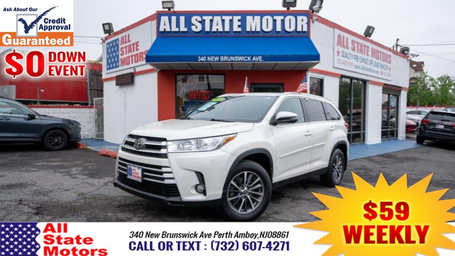 2019 Toyota Highlander XLE V6 AWD (Natl), available for sale in Perth Amboy, New Jersey | All State Motor Inc. Perth Amboy, New Jersey 2019 Toyota Highlander XLE V6 AWD (Natl), available for sale in Perth Amboy, New Jersey | All State Motor Inc. Perth Amboy, New Jersey