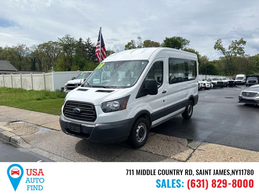 2018 Ford Transit Passenger Wagon T-150 130" Med Roof XL Sliding RH Driving, available for sale in Saint James, New York | USA Auto Find. Saint James, New York 2018 Ford Transit Passenger Wagon T-150 130" Med Roof XL Sliding RH Driving, available for sale in Saint James, New York | USA Auto Find. Saint James, New York