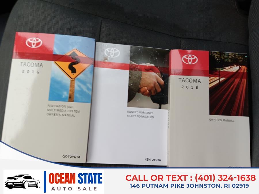 2016 Toyota Tacoma 4WD Double Cab V6 AT SR (Natl), available for sale in Johnston, Rhode Island | Ocean State Auto Sales. Johnston, Rhode Island 2016 Toyota Tacoma 4WD Double Cab V6 AT SR (Natl), available for sale in Johnston, Rhode Island | Ocean State Auto Sales. Johnston, Rhode Island