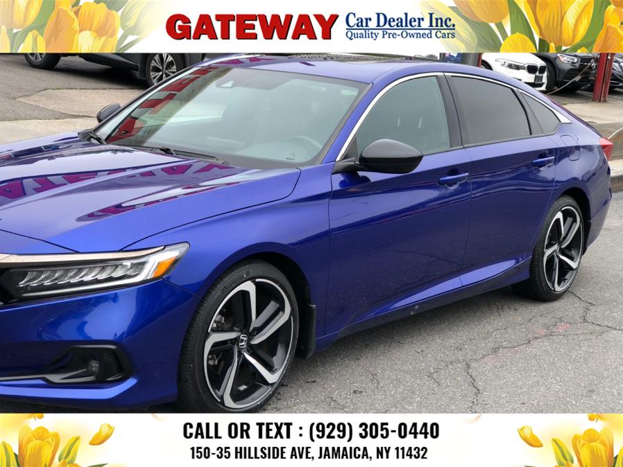 2022 Honda Accord Sedan Sport 2.0T Auto, available for sale in Jamaica, New York | Gateway Car Dealer Inc. Jamaica, New York 2022 Honda Accord Sedan Sport 2.0T Auto, available for sale in Jamaica, New York | Gateway Car Dealer Inc. Jamaica, New York