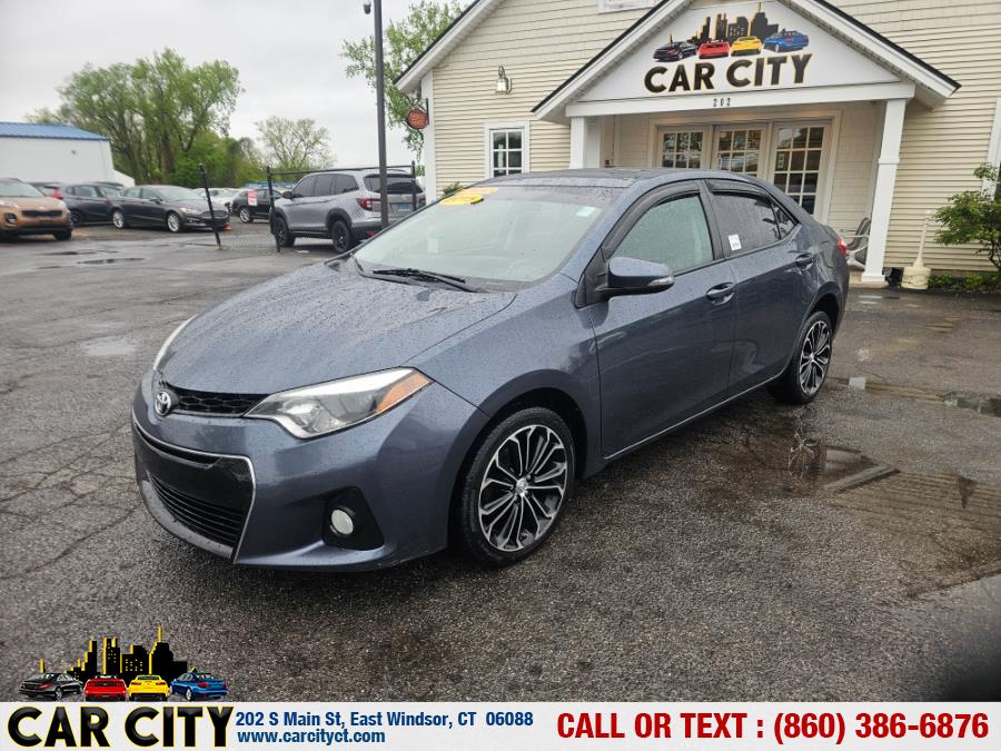 2015 Toyota Corolla 4dr Sdn CVT S Plus (Natl), available for sale in East Windsor, Connecticut | Car City LLC. East Windsor, Connecticut 2015 Toyota Corolla 4dr Sdn CVT S Plus (Natl), available for sale in East Windsor, Connecticut | Car City LLC. East Windsor, Connecticut