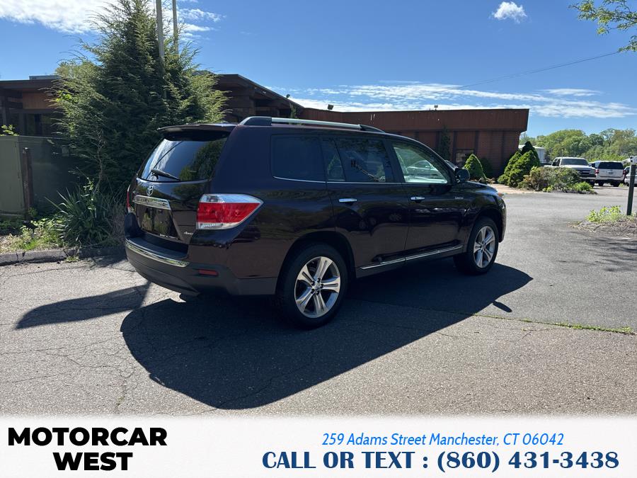 2011 Toyota Highlander 4WD 4dr V6 Limited, available for sale in Manchester, Connecticut | Motorcar West. Manchester, Connecticut 2011 Toyota Highlander 4WD 4dr V6 Limited, available for sale in Manchester, Connecticut | Motorcar West. Manchester, Connecticut