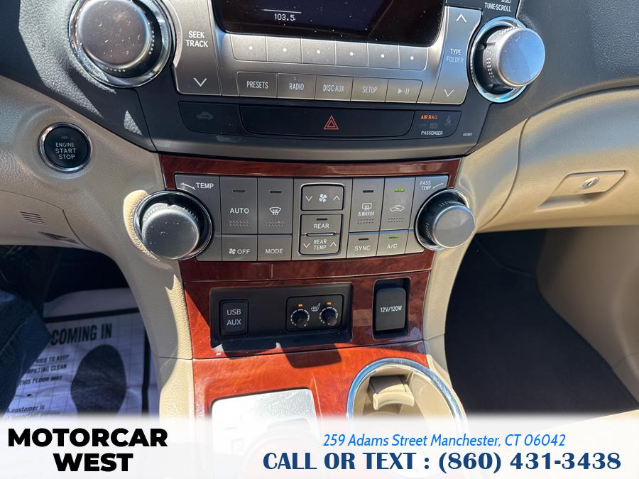 2011 Toyota Highlander 4WD 4dr V6 Limited, available for sale in Manchester, Connecticut | Motorcar West. Manchester, Connecticut 2011 Toyota Highlander 4WD 4dr V6 Limited, available for sale in Manchester, Connecticut | Motorcar West. Manchester, Connecticut