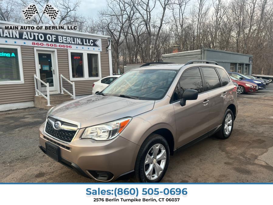 2015 Subaru Forester 4dr CVT 2.5i PZEV, available for sale in Berlin, Connecticut | Main Auto of Berlin. Berlin, Connecticut 2015 Subaru Forester 4dr CVT 2.5i PZEV, available for sale in Berlin, Connecticut | Main Auto of Berlin. Berlin, Connecticut