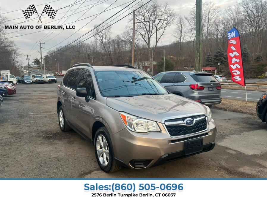 2015 Subaru Forester 4dr CVT 2.5i PZEV, available for sale in Berlin, Connecticut | Main Auto of Berlin. Berlin, Connecticut 2015 Subaru Forester 4dr CVT 2.5i PZEV, available for sale in Berlin, Connecticut | Main Auto of Berlin. Berlin, Connecticut