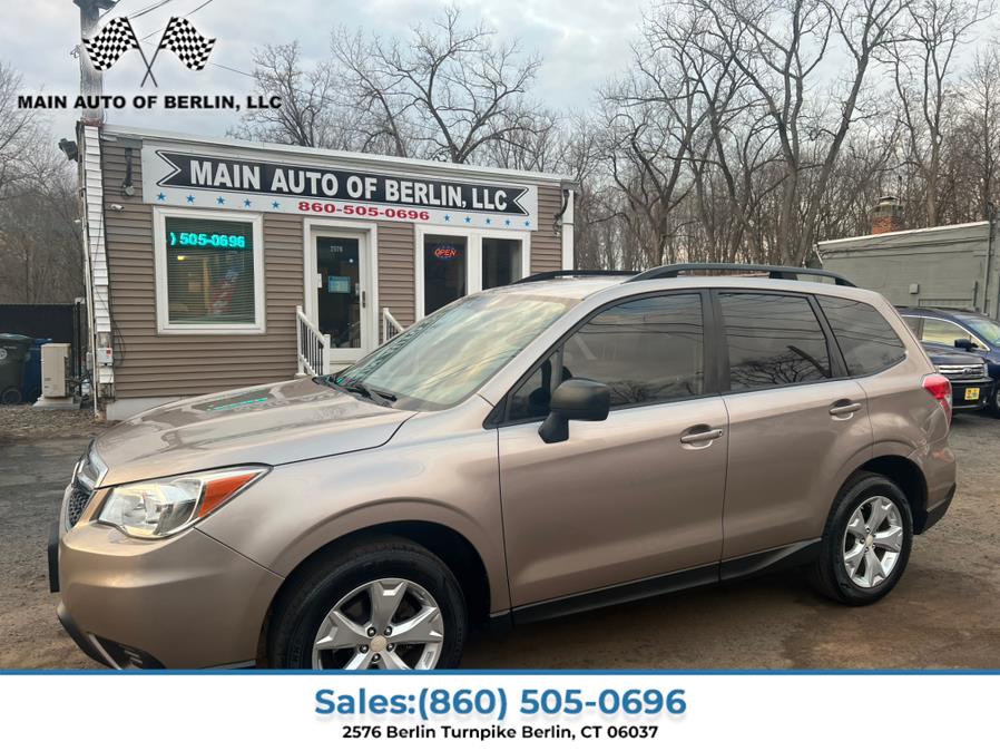 2015 Subaru Forester 4dr CVT 2.5i PZEV, available for sale in Berlin, Connecticut | Main Auto of Berlin. Berlin, Connecticut 2015 Subaru Forester 4dr CVT 2.5i PZEV, available for sale in Berlin, Connecticut | Main Auto of Berlin. Berlin, Connecticut