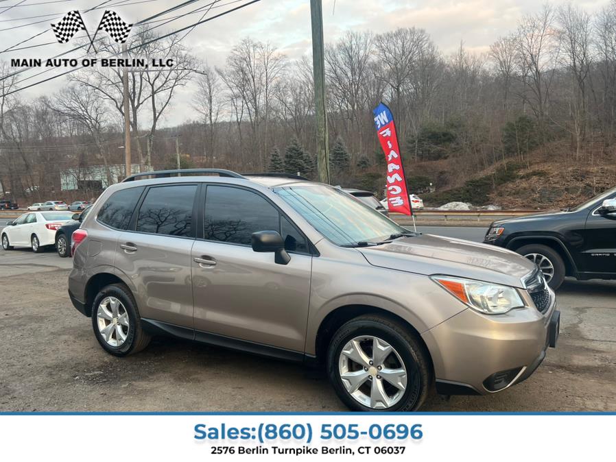 2015 Subaru Forester 4dr CVT 2.5i PZEV, available for sale in Berlin, Connecticut | Main Auto of Berlin. Berlin, Connecticut 2015 Subaru Forester 4dr CVT 2.5i PZEV, available for sale in Berlin, Connecticut | Main Auto of Berlin. Berlin, Connecticut