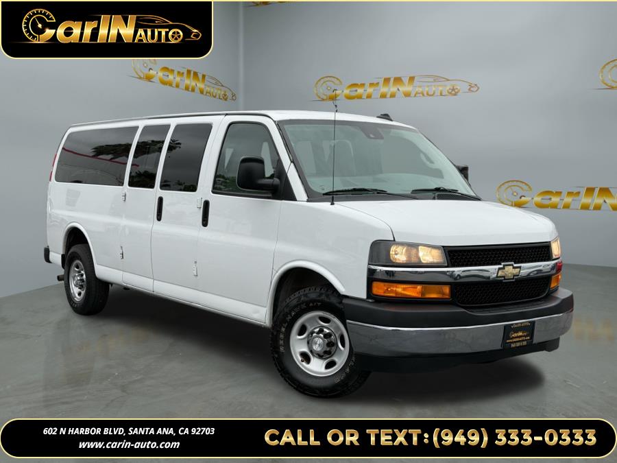 2020 Chevrolet Express Passenger RWD 3500 155" LT, available for sale in Santa Ana, California | Carin Auto. Santa Ana, California 2020 Chevrolet Express Passenger RWD 3500 155" LT, available for sale in Santa Ana, California | Carin Auto. Santa Ana, California