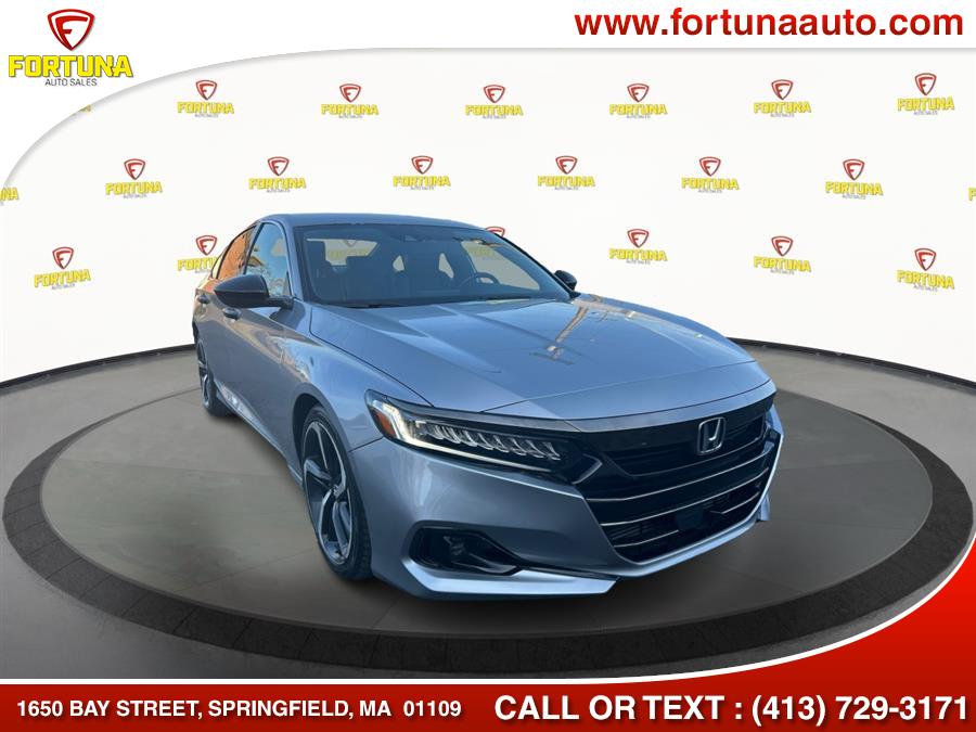 2021 Honda Accord Sedan Sport 1.5T CVT, available for sale in Springfield, Massachusetts | Fortuna Auto Sales Inc.. Springfield, Massachusetts 2021 Honda Accord Sedan Sport 1.5T CVT, available for sale in Springfield, Massachusetts | Fortuna Auto Sales Inc.. Springfield, Massachusetts
