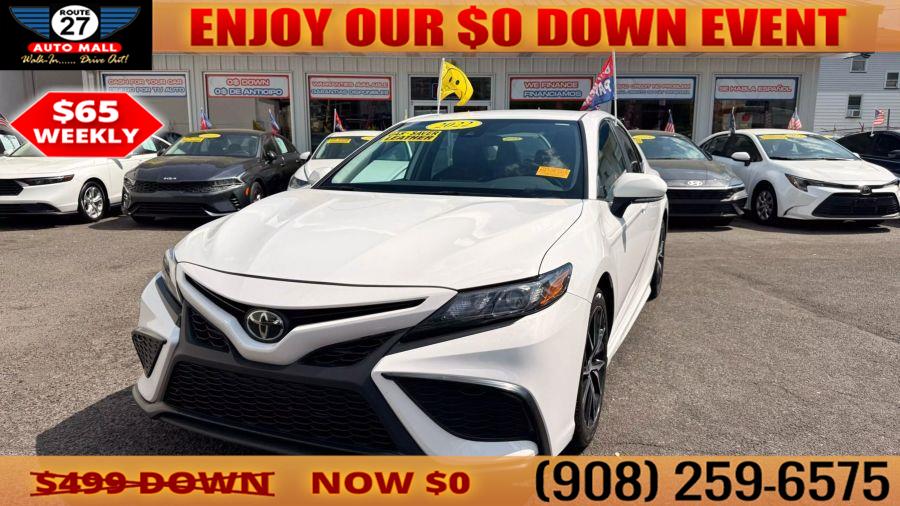 2022 Toyota Camry SE Sedan 4D, available for sale in Linden, New Jersey | Route 27 Auto Mall. Linden, New Jersey