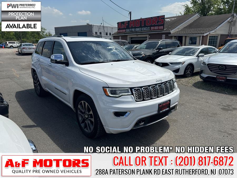 2018 Jeep Grand Cherokee Overland 4x4, available for sale in East Rutherford, New Jersey | A&F Motors LLC. East Rutherford, New Jersey 2018 Jeep Grand Cherokee Overland 4x4, available for sale in East Rutherford, New Jersey | A&F Motors LLC. East Rutherford, New Jersey