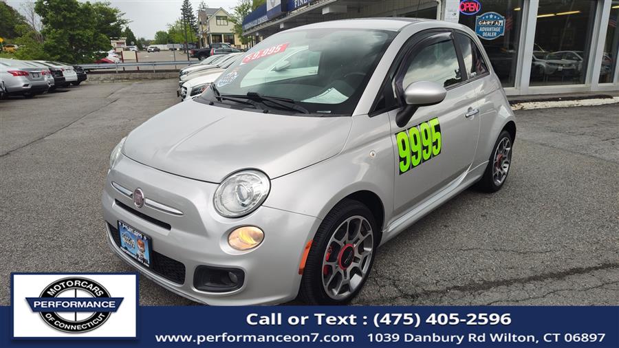 2012 FIAT 500 2dr HB Sport, available for sale in Wilton, Connecticut | Performance Motor Cars Of Connecticut LLC. Wilton, Connecticut 2012 FIAT 500 2dr HB Sport, available for sale in Wilton, Connecticut | Performance Motor Cars Of Connecticut LLC. Wilton, Connecticut