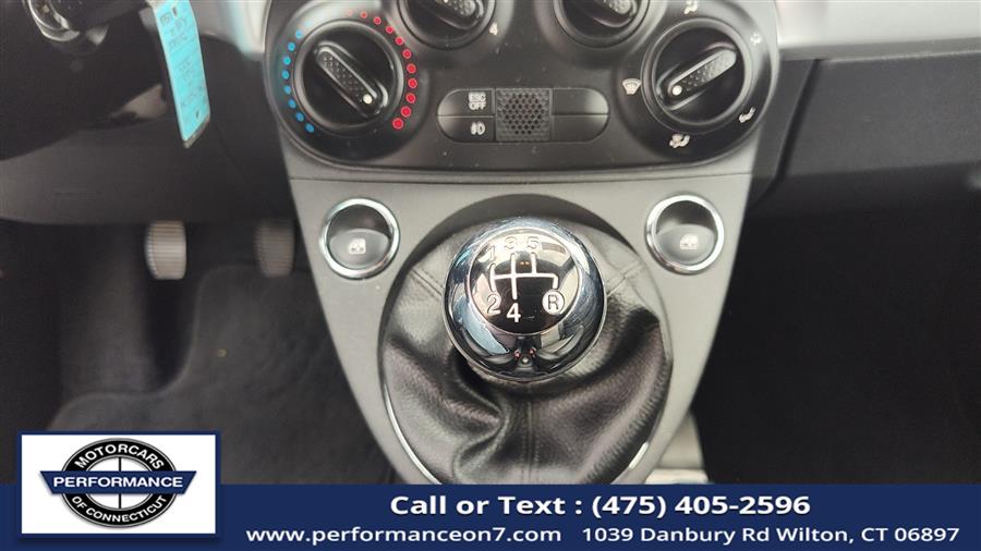 2012 FIAT 500 2dr HB Sport, available for sale in Wilton, Connecticut | Performance Motor Cars Of Connecticut LLC. Wilton, Connecticut 2012 FIAT 500 2dr HB Sport, available for sale in Wilton, Connecticut | Performance Motor Cars Of Connecticut LLC. Wilton, Connecticut