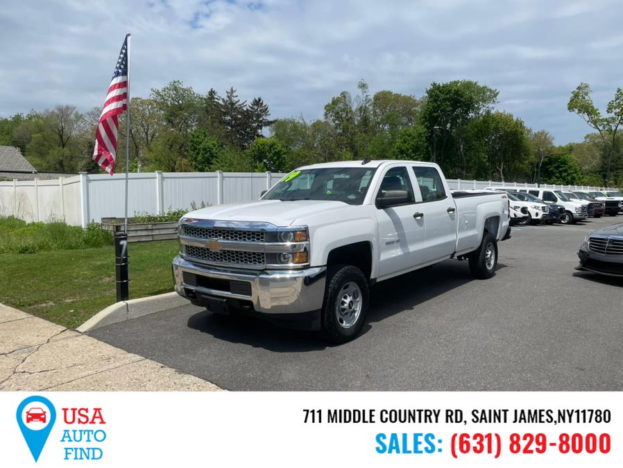 2019 Chevrolet Silverado 2500HD 4WD Crew Cab 167.7" Work Truck, available for sale in Saint James, New York | USA Auto Find. Saint James, New York 2019 Chevrolet Silverado 2500HD 4WD Crew Cab 167.7" Work Truck, available for sale in Saint James, New York | USA Auto Find. Saint James, New York