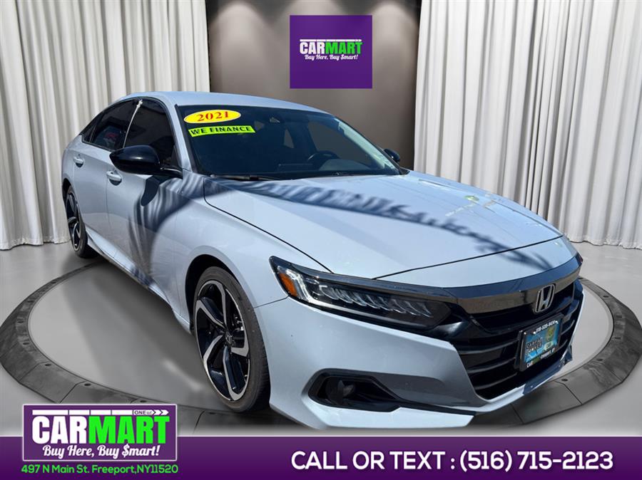 2021 Honda Accord Sedan Sport SE 1.5T CVT, available for sale in Freeport, New York | Carmart One LLC. Freeport, New York 2021 Honda Accord Sedan Sport SE 1.5T CVT, available for sale in Freeport, New York | Carmart One LLC. Freeport, New York