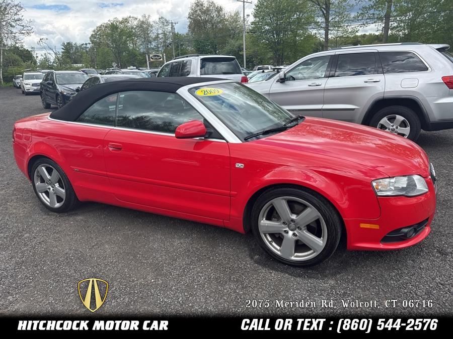 2009 Audi A4 3.2 Cabriolet, available for sale in Wolcott, Connecticut | Hitchcock Motor Car. Wolcott, Connecticut 2009 Audi A4 3.2 Cabriolet, available for sale in Wolcott, Connecticut | Hitchcock Motor Car. Wolcott, Connecticut