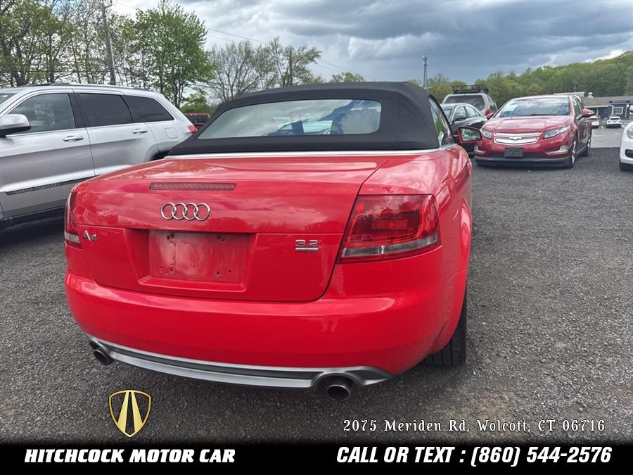 2009 Audi A4 3.2 Cabriolet, available for sale in Wolcott, Connecticut | Hitchcock Motor Car. Wolcott, Connecticut 2009 Audi A4 3.2 Cabriolet, available for sale in Wolcott, Connecticut | Hitchcock Motor Car. Wolcott, Connecticut
