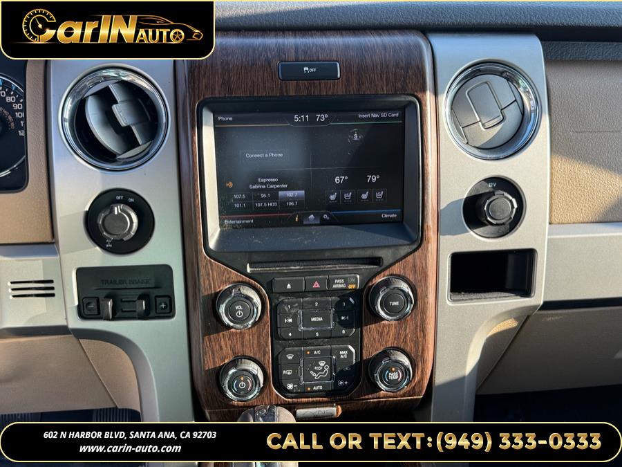 2013 Ford F-150 2WD SuperCrew 157" Lariat, available for sale in Santa Ana, California | Carin Auto. Santa Ana, California 2013 Ford F-150 2WD SuperCrew 157" Lariat, available for sale in Santa Ana, California | Carin Auto. Santa Ana, California