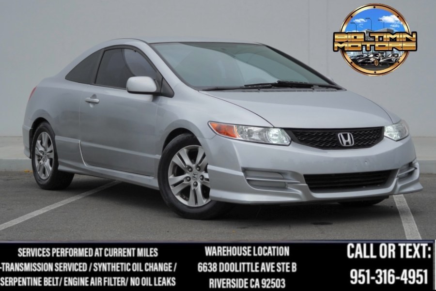 2010 Honda Civic Cpe LX 2dr Auto, available for sale in Riverside, California | Big Timin Motors LLC. Riverside, California 2010 Honda Civic Cpe LX 2dr Auto, available for sale in Riverside, California | Big Timin Motors LLC. Riverside, California