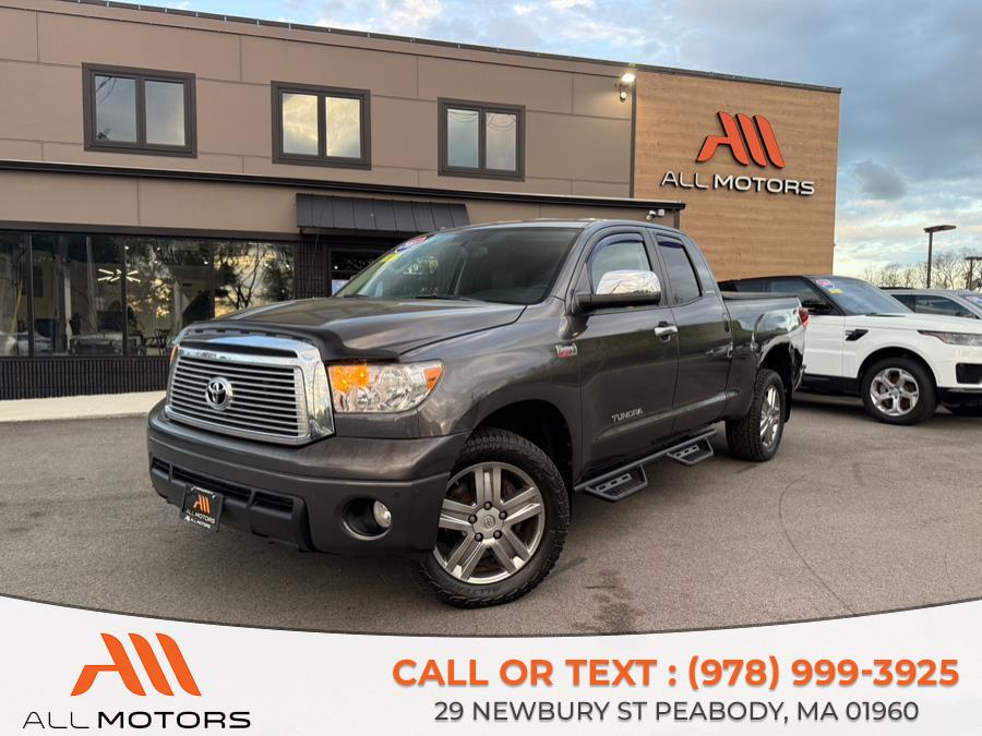 2011 Toyota Tundra 4WD Truck Dbl 5.7L V8 6-Spd AT LIMITED (Natl), available for sale in Peabody, Massachusetts | All Motors. Peabody, Massachusetts 2011 Toyota Tundra 4WD Truck Dbl 5.7L V8 6-Spd AT LIMITED (Natl), available for sale in Peabody, Massachusetts | All Motors. Peabody, Massachusetts