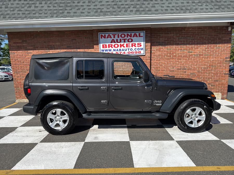 2018 Jeep Wrangler Unlimited Sport S 4x4, available for sale in Waterbury, Connecticut | National Auto Brokers, Inc.. Waterbury, Connecticut 2018 Jeep Wrangler Unlimited Sport S 4x4, available for sale in Waterbury, Connecticut | National Auto Brokers, Inc.. Waterbury, Connecticut