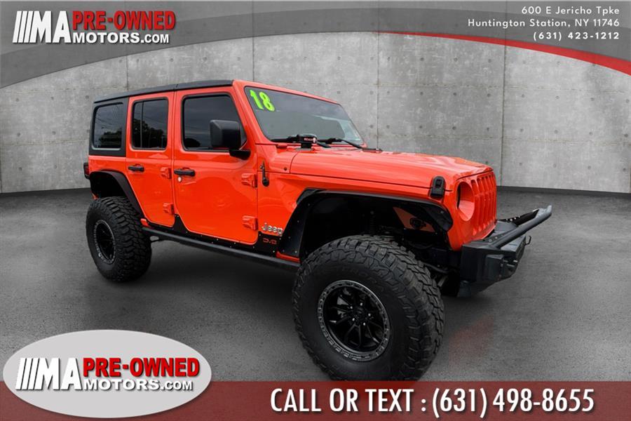 Used 2018 Jeep Wrangler Unlimited in Huntington Station, New York | M & A Motors. Huntington Station, New York