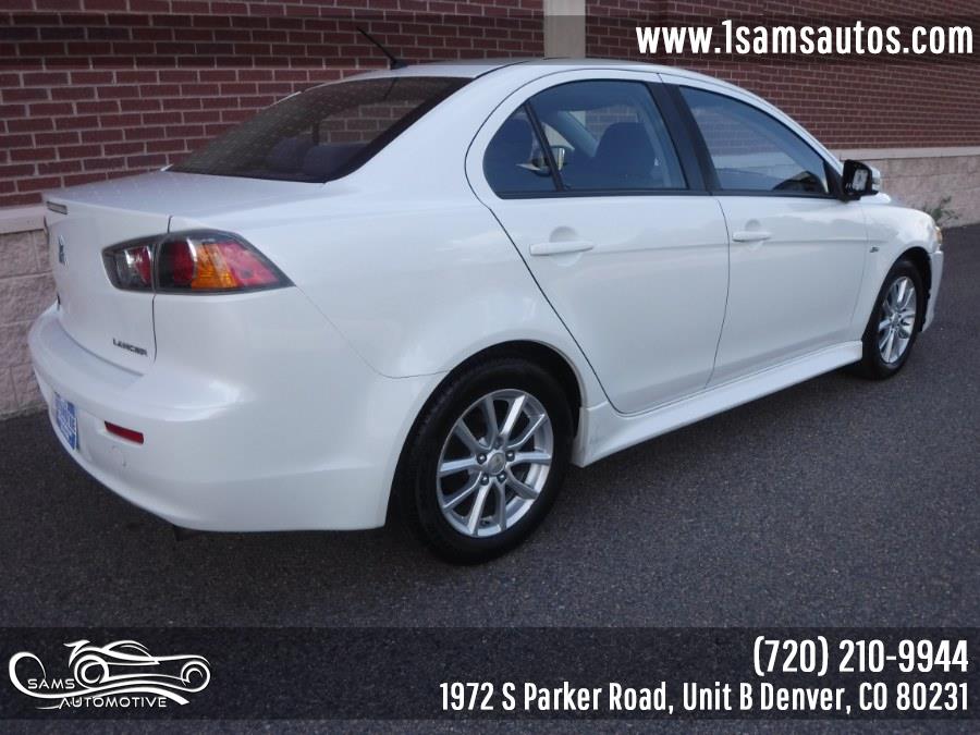 2016 Mitsubishi Lancer 4dr Sdn CVT ES AWC, available for sale in Denver, Colorado | Sam's Automotive. Denver, Colorado 2016 Mitsubishi Lancer 4dr Sdn CVT ES AWC, available for sale in Denver, Colorado | Sam's Automotive. Denver, Colorado