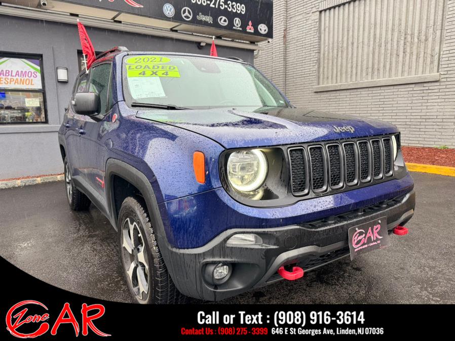 2021 Jeep Renegade Trailhawk 4x4, available for sale in Linden, New Jersey | Car Zone. Linden, New Jersey 2021 Jeep Renegade Trailhawk 4x4, available for sale in Linden, New Jersey | Car Zone. Linden, New Jersey