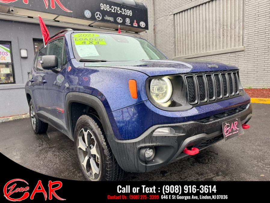 2021 Jeep Renegade Trailhawk 4x4, available for sale in Linden, New Jersey | Car Zone. Linden, New Jersey 2021 Jeep Renegade Trailhawk 4x4, available for sale in Linden, New Jersey | Car Zone. Linden, New Jersey