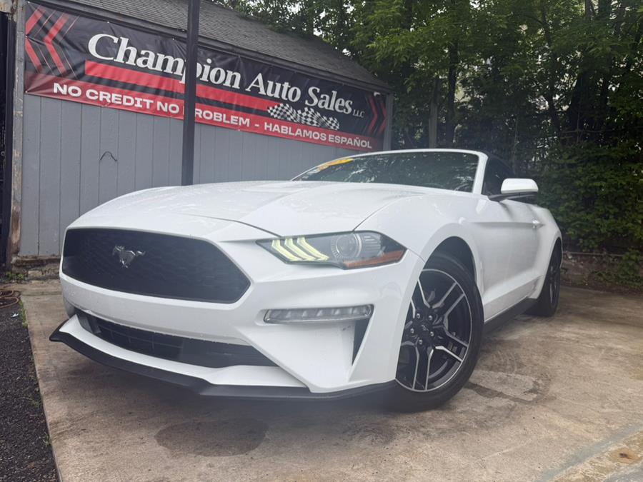 2022 Ford Mustang EcoBoost Premium Convertible, available for sale in Newark, New Jersey | Champion Of Newark. Newark, New Jersey 2022 Ford Mustang EcoBoost Premium Convertible, available for sale in Newark, New Jersey | Champion Of Newark. Newark, New Jersey
