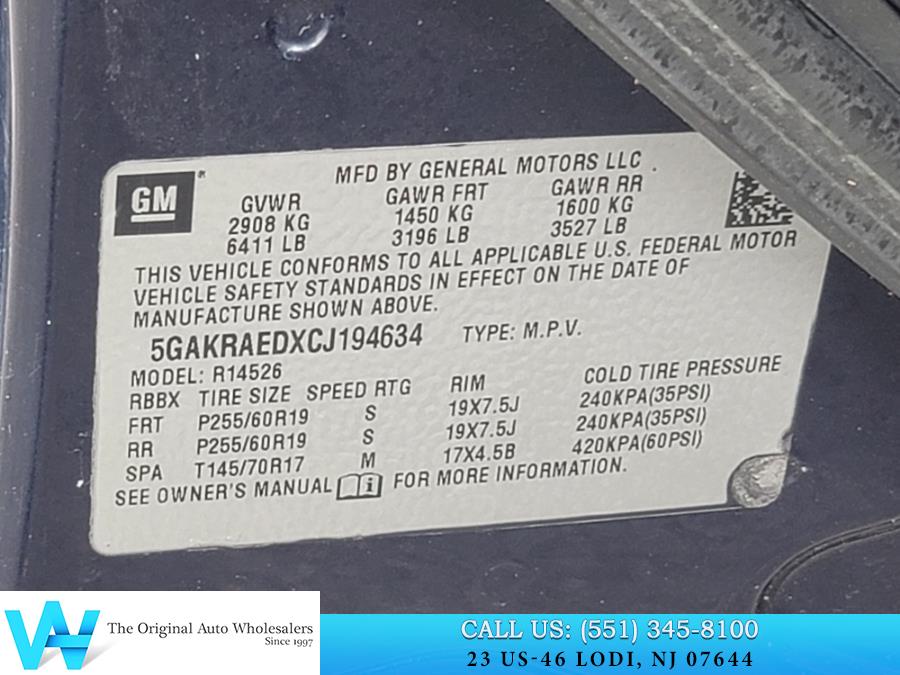 2012 Buick Enclave FWD 4dr Base, available for sale in Lodi, New Jersey | AW Auto & Truck Wholesalers, Inc. Lodi, New Jersey 2012 Buick Enclave FWD 4dr Base, available for sale in Lodi, New Jersey | AW Auto & Truck Wholesalers, Inc. Lodi, New Jersey