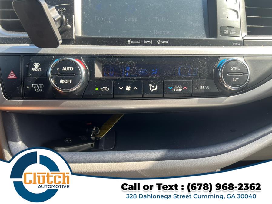 2016 Toyota Highlander FWD 4dr V6 XLE (Natl), available for sale in Cumming, Georgia | Clutch Automotive. Cumming, Georgia 2016 Toyota Highlander FWD 4dr V6 XLE (Natl), available for sale in Cumming, Georgia | Clutch Automotive. Cumming, Georgia