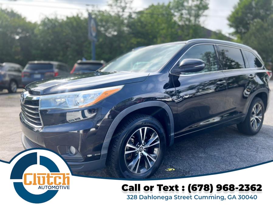 2016 Toyota Highlander FWD 4dr V6 XLE (Natl), available for sale in Cumming, Georgia | Clutch Automotive. Cumming, Georgia 2016 Toyota Highlander FWD 4dr V6 XLE (Natl), available for sale in Cumming, Georgia | Clutch Automotive. Cumming, Georgia