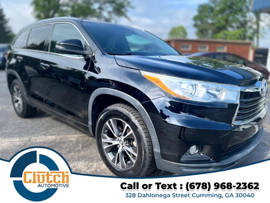 2016 Toyota Highlander FWD 4dr V6 XLE (Natl), available for sale in Cumming, Georgia | Clutch Automotive. Cumming, Georgia 2016 Toyota Highlander FWD 4dr V6 XLE (Natl), available for sale in Cumming, Georgia | Clutch Automotive. Cumming, Georgia