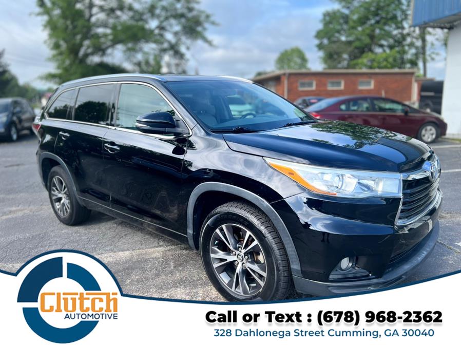2016 Toyota Highlander FWD 4dr V6 XLE (Natl), available for sale in Cumming, Georgia | Clutch Automotive. Cumming, Georgia 2016 Toyota Highlander FWD 4dr V6 XLE (Natl), available for sale in Cumming, Georgia | Clutch Automotive. Cumming, Georgia