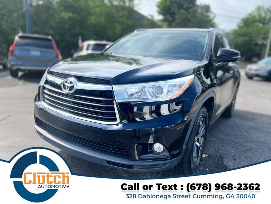 2016 Toyota Highlander FWD 4dr V6 XLE (Natl), available for sale in Cumming, Georgia | Clutch Automotive. Cumming, Georgia 2016 Toyota Highlander FWD 4dr V6 XLE (Natl), available for sale in Cumming, Georgia | Clutch Automotive. Cumming, Georgia