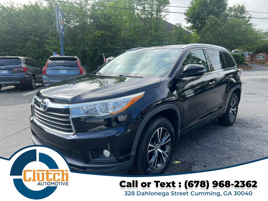 2016 Toyota Highlander FWD 4dr V6 XLE (Natl), available for sale in Cumming, Georgia | Clutch Automotive. Cumming, Georgia 2016 Toyota Highlander FWD 4dr V6 XLE (Natl), available for sale in Cumming, Georgia | Clutch Automotive. Cumming, Georgia