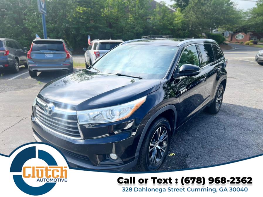 2016 Toyota Highlander FWD 4dr V6 XLE (Natl), available for sale in Cumming, Georgia | Clutch Automotive. Cumming, Georgia 2016 Toyota Highlander FWD 4dr V6 XLE (Natl), available for sale in Cumming, Georgia | Clutch Automotive. Cumming, Georgia