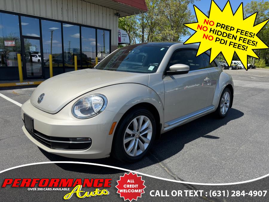2013 Volkswagen Beetle Coupe 2dr DSG 2.0L TDI w/Sun/Sound/Nav, available for sale in Bohemia, New York | Performance Auto Inc. Bohemia, New York 2013 Volkswagen Beetle Coupe 2dr DSG 2.0L TDI w/Sun/Sound/Nav, available for sale in Bohemia, New York | Performance Auto Inc. Bohemia, New York