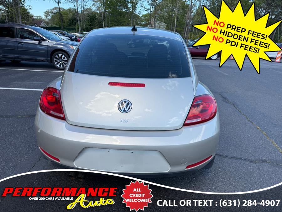 2013 Volkswagen Beetle Coupe 2dr DSG 2.0L TDI w/Sun/Sound/Nav, available for sale in Bohemia, New York | Performance Auto Inc. Bohemia, New York 2013 Volkswagen Beetle Coupe 2dr DSG 2.0L TDI w/Sun/Sound/Nav, available for sale in Bohemia, New York | Performance Auto Inc. Bohemia, New York