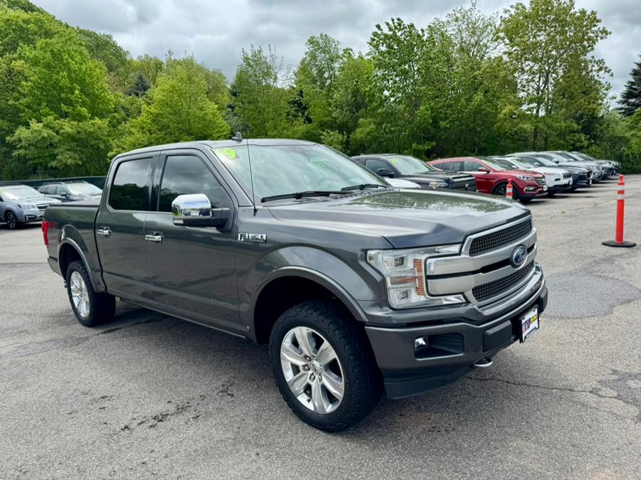 2019 Ford F-150 Platinum 4WD SuperCrew 5.5'' Box, available for sale in Berlin, Connecticut | Tru Auto Mall. Berlin, Connecticut 2019 Ford F-150 Platinum 4WD SuperCrew 5.5'' Box, available for sale in Berlin, Connecticut | Tru Auto Mall. Berlin, Connecticut