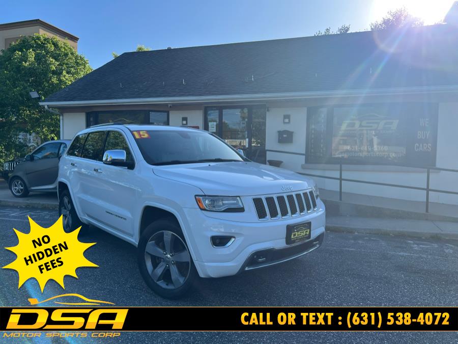 2015 Jeep Grand Cherokee 4WD 4dr Overland, available for sale in Commack, New York | DSA Motor Sports Corp. Commack, New York 2015 Jeep Grand Cherokee 4WD 4dr Overland, available for sale in Commack, New York | DSA Motor Sports Corp. Commack, New York