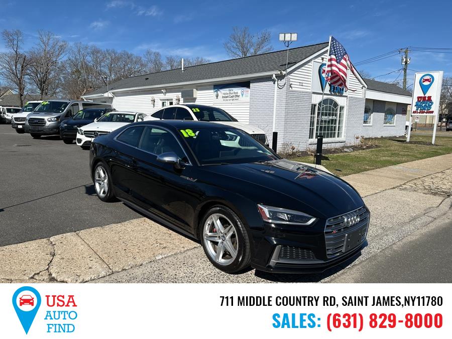 2018 Audi S5 Coupe 3.0 TFSI Premium Plus, available for sale in Saint James, New York | USA Auto Find. Saint James, New York 2018 Audi S5 Coupe 3.0 TFSI Premium Plus, available for sale in Saint James, New York | USA Auto Find. Saint James, New York
