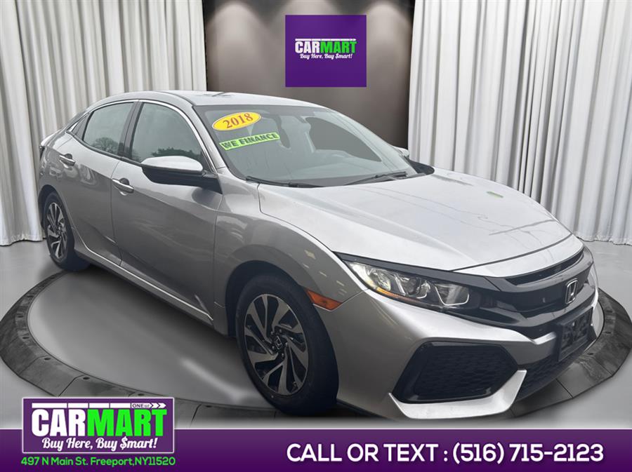 2018 Honda Civic Hatchback LX CVT, available for sale in Freeport, New York | Carmart One LLC. Freeport, New York 2018 Honda Civic Hatchback LX CVT, available for sale in Freeport, New York | Carmart One LLC. Freeport, New York