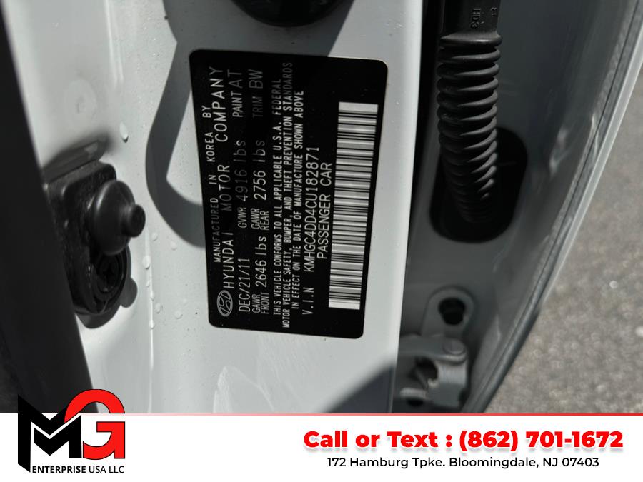 2012 Hyundai Genesis 4dr Sdn V6 3.8L, available for sale in Bloomingdale, New Jersey | MG Enterprise USA. Bloomingdale, New Jersey 2012 Hyundai Genesis 4dr Sdn V6 3.8L, available for sale in Bloomingdale, New Jersey | MG Enterprise USA. Bloomingdale, New Jersey