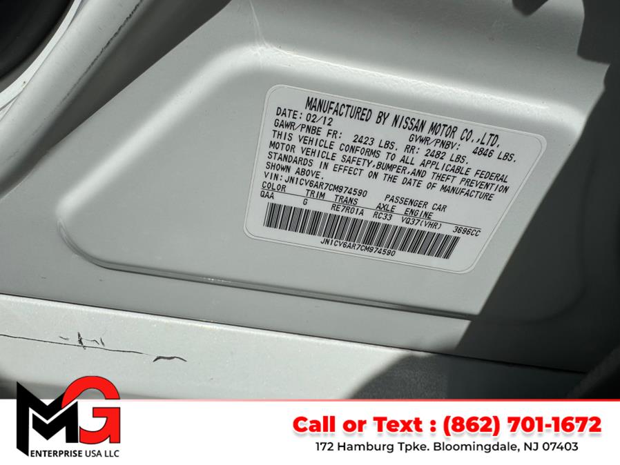 2012 Infiniti G37 Sedan 4dr x AWD, available for sale in Bloomingdale, New Jersey | MG Enterprise USA. Bloomingdale, New Jersey 2012 Infiniti G37 Sedan 4dr x AWD, available for sale in Bloomingdale, New Jersey | MG Enterprise USA. Bloomingdale, New Jersey